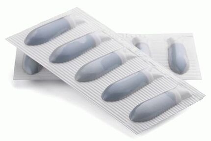 medicinale zetpillen zijn behoorlijk effectief bij de behandeling van prostatitis