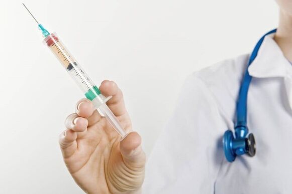 injectie om prostatitis te behandelen