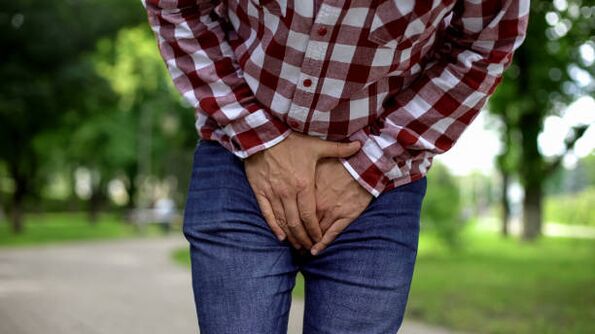 symptomen van prostatitis bij een man